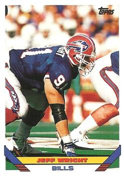 Jeff Wright Buffalo Bills 1993 Topps NFL #99